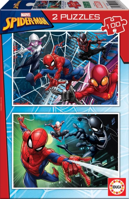 EDUCA pusle Spiderman 2x100 tükki