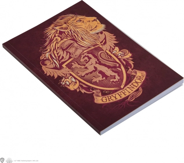Harry Potter lined notebook Gryffindor