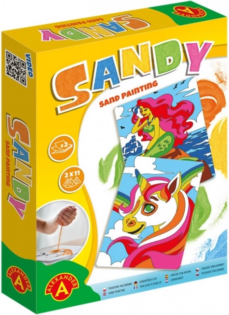 Sandy Paintings - Mermaid, Unicorn