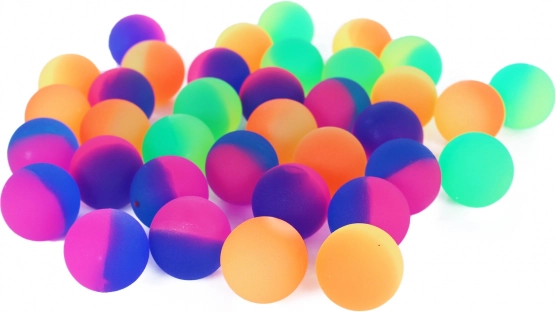 Värvilised hüppavad pallid 38 mm