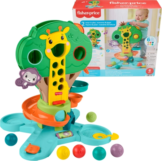 Fisher-Price aktiivne pallipuuga mänguasi istumisest püsti seismiseni