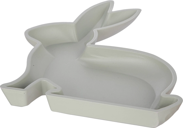 Dekoratiivne MDF-ist alus (patera), roheline 23 × 29,5 cm