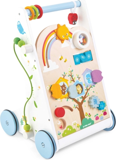 Wooden educational baby walker and push-along toy for children Le Toy Van