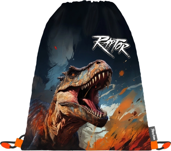Drawstring bag for PE class - dino