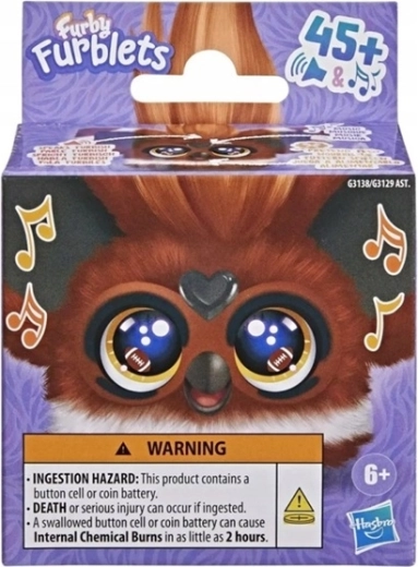 Furby Furblets Sports Foo-tee interactive plush mini toy with clip