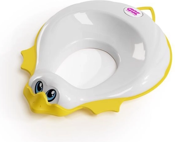 Ok Baby Ducka WC-reduktor valge, pehme polsterdusega