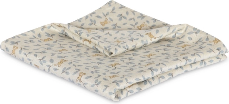 Nuuroo Valentin bambusmusliinist mähkimislina bunny leaf – 1 tk