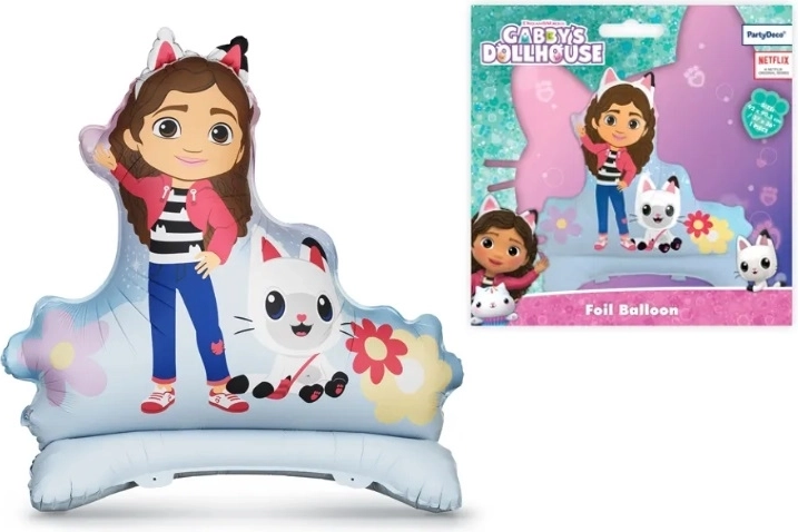Seisev fooliumõhupall Gabby’s Dollhouse (Koci Domek Gabi) 92 × 90,5 cm – 1 tk