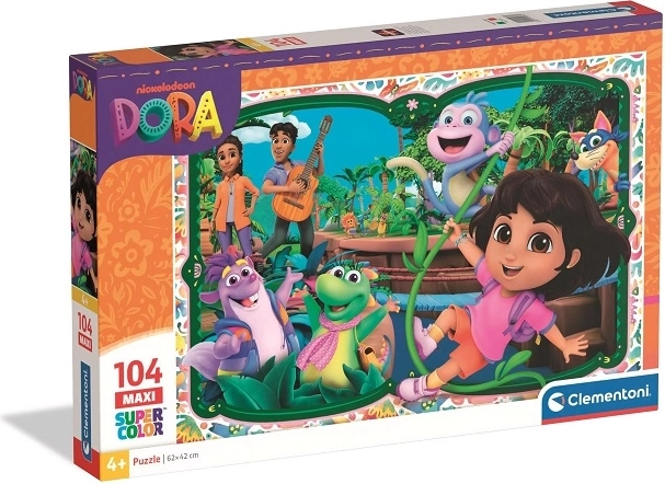 Clementoni maxi pusle Dora SuperColor 104 tükki