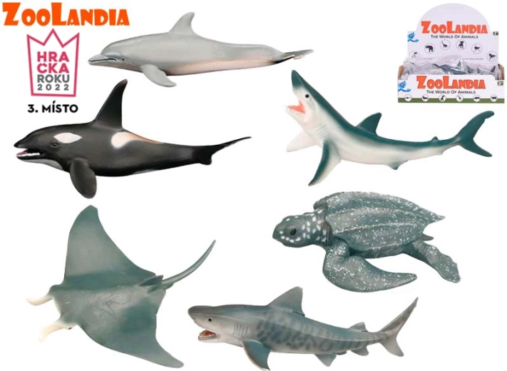 Zoolandia mereloomad – plastfiguuride komplekt 8–15 cm