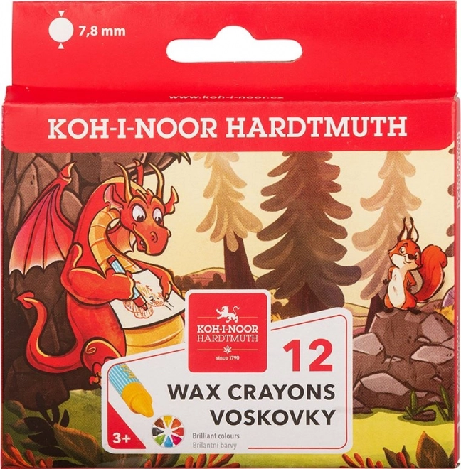 Koolivahakriidid KOH-I-NOOR 12 tk