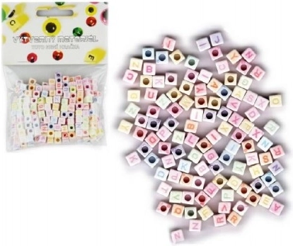 Plastist tähestikuhelmed 300 tk