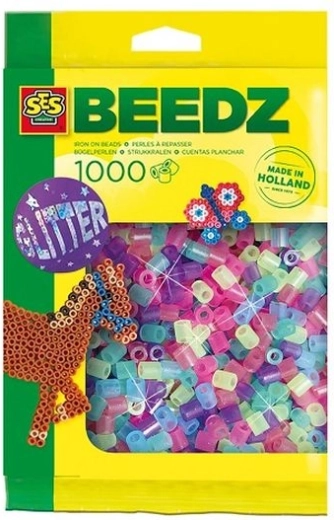 SES Creative iron-on glitter beads 1000 pcs