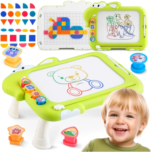 Ricokids magnetiline joonistustahvel lauakesega ja mosaiigiga rk-823 – 1 tk