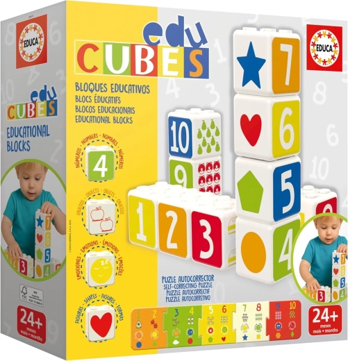 Educa EduCubes Baby stacking educational blocks