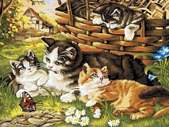 Teemantmaalimine Kassipere 30 × 40 cm