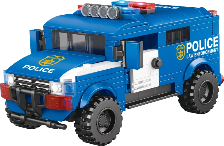 Police car building set 17 cm