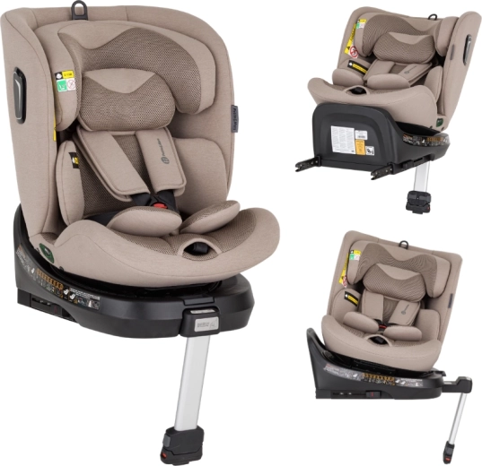 Petite&Mars pöörlev turvatool Twistguard Pro i-Size tan brown air 40–150 cm (0–36 kg)