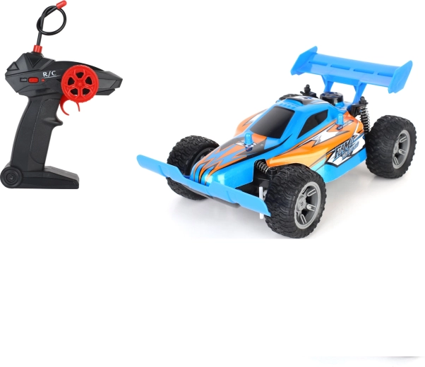 Kaugjuhitav RC-rannabagiga valgusefektidega, 26 cm