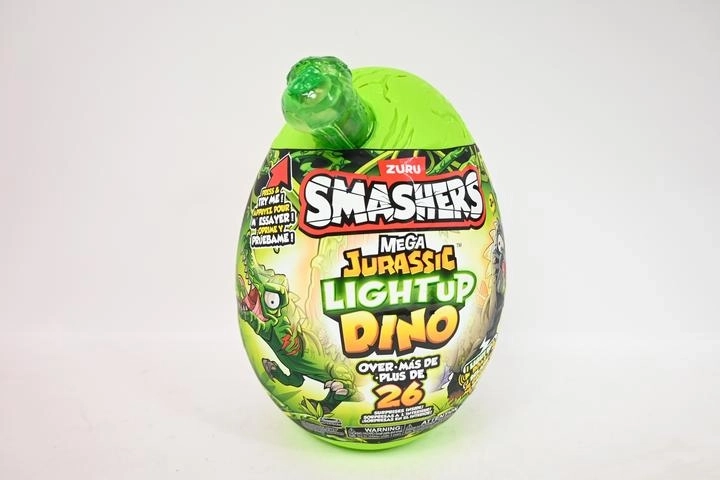 Zuru Smashers Jurassic helendav dinosaurus hiiglaslikus munas