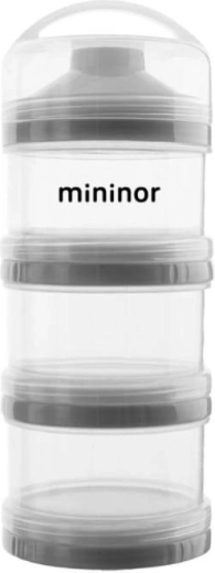 Mininor stackable box for powdered milk