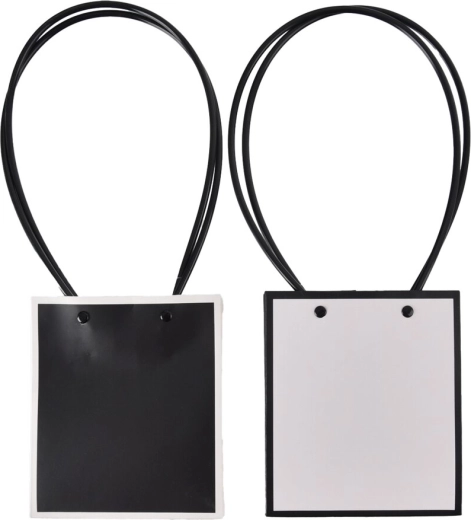 Kinkekott lillede jaoks (paber) 13 × 13 × 15 cm (2 disainivarianti)