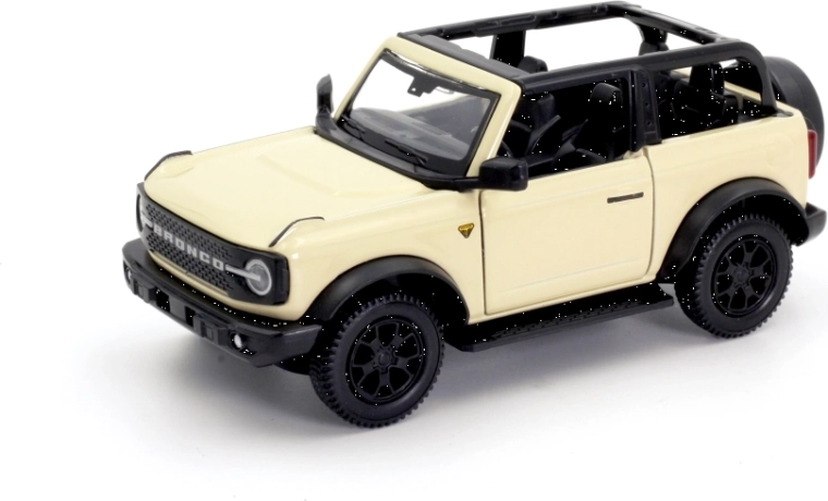 Metallist automudel Ford Bronco Badlands 2023 eemaldatava katusega 1:32/39
