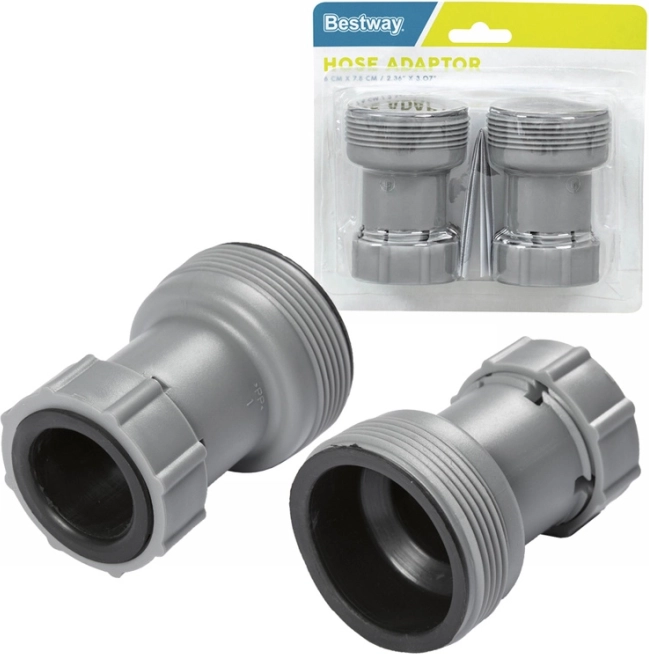 Bestway adapterid 2 tk ühendused pumpadele 38 mm