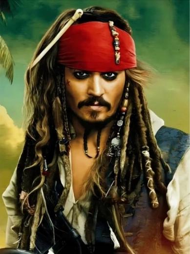 Norimpex diamond painting Pirates – Jack Sparrow 30 × 40 cm