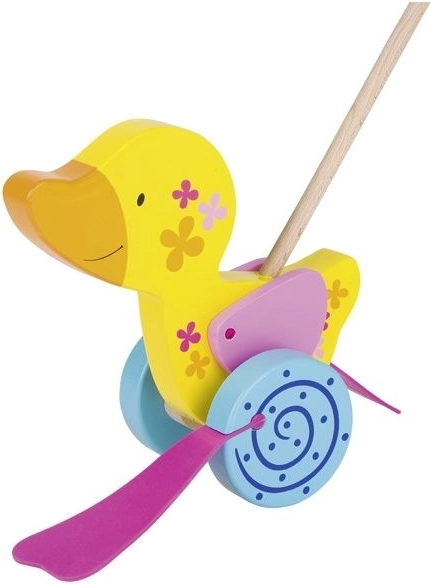 Goki puidust tõukpart kepiga