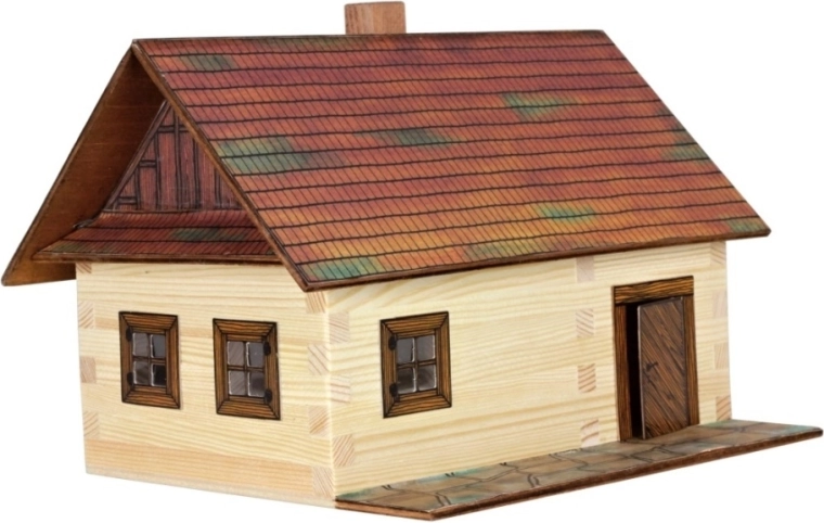 Walachia Wooden Glue-Together Log Cabin Model Kit