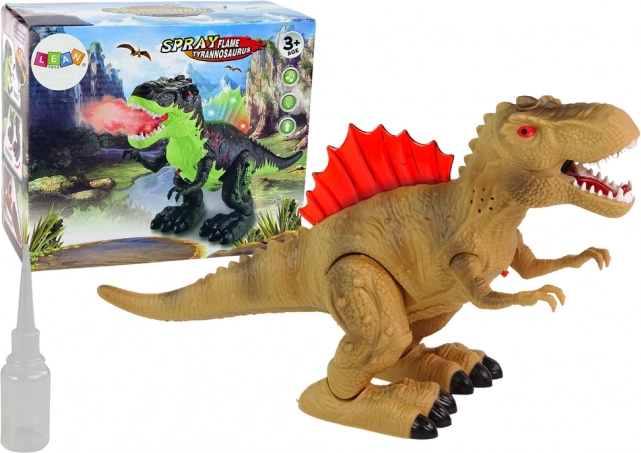 Interaktiivne dinosaurus veeauru ja valgusefektidega