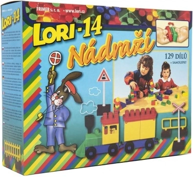 Lori ehituskomplekt „Raudteejaam”, 129 osa