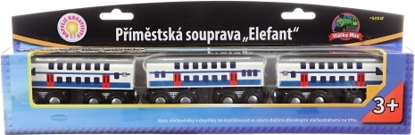 Maxim CityElefant lähirongI puidust replika