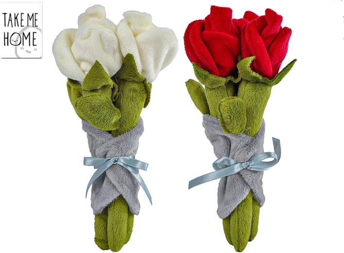 Plush Bouquet of Roses Take Me Home 22 cm