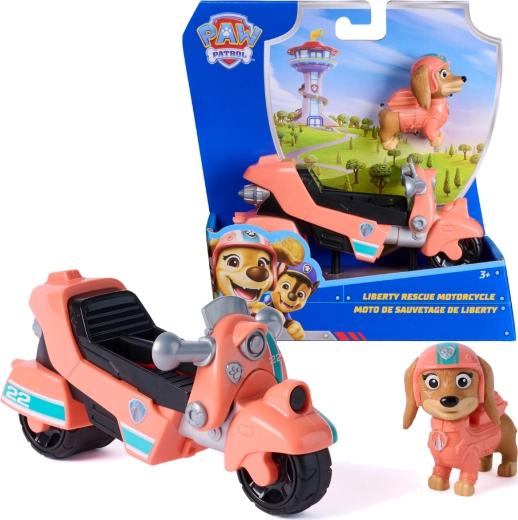 Paw Patrol Liberty pääste-skooter figuuriga