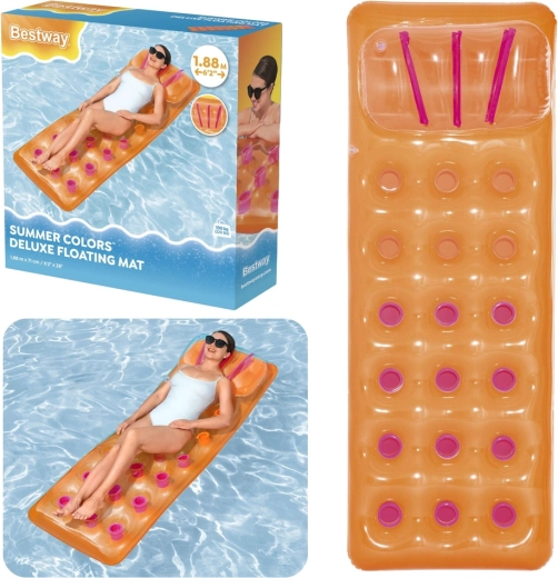 Täispuhutav ujuv lamamistool Bestway summer colors deluxe
