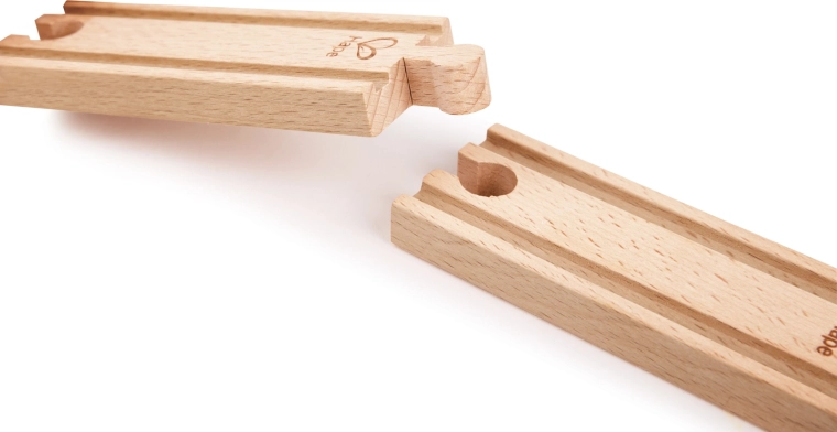 Short Straight Wooden Tracks