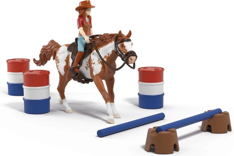 Schleich Horse Club Hannah with Horse and Obstacles – Western Adventure