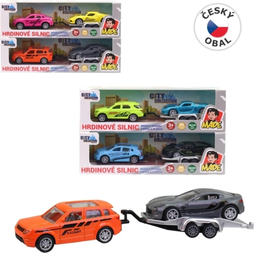 Auto haagise ja autoga 19 cm