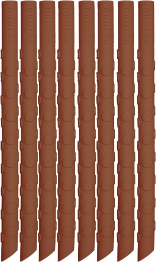 NUUROO ada silikoonkõrred caramel café (8 tk)