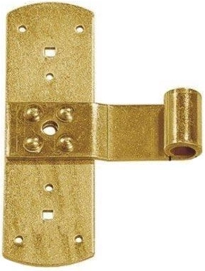 Cross hinge 165 × 110 × 3.0 mm, pin diameter 13 mm, galvanized