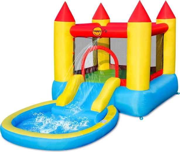 Happy Hop bouncy castle with pool and slide