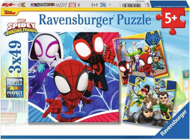 Pusle RAVENSBURGER Spidey 3×49 tükki