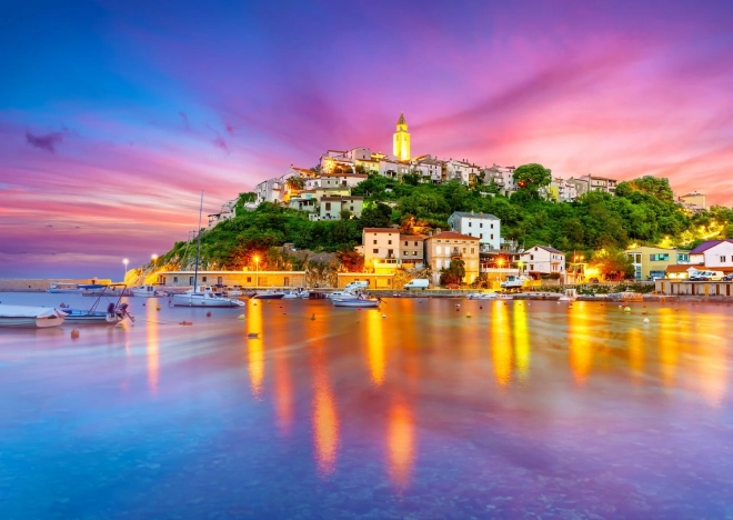 Puzzle Village Vrbnik in Croatia 1000 pieces