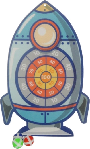 Kids’ Velcro Rocket Target Toss Game