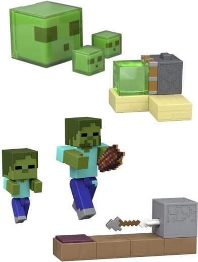 Minecrafti action-figuur 8 cm mängulisadega