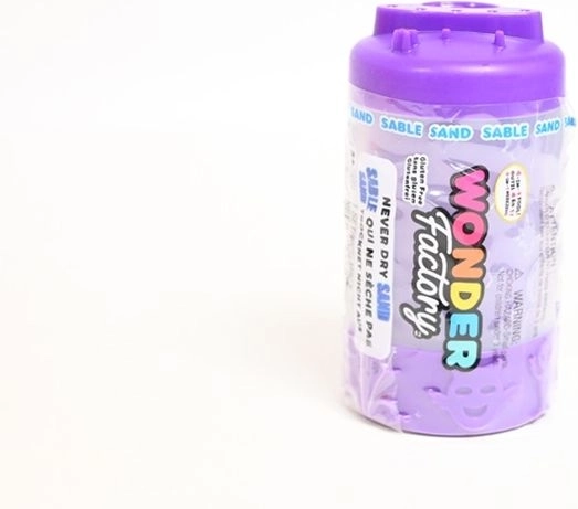 MGA Wonder Factory NeverDrySand purple sand in a can with 4-in-1 roller