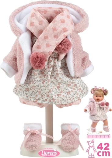 Llorens nuku riietus 42 cm – 5-osaline komplekt