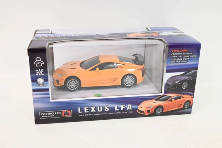 RC car Lexus LFA orange 1:24
